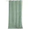 Image de Rideau thermique et occultant en velours - 140 x 260 cm - Celadon