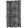 Image de Rideau en coton recyclé BAYA - 140 x 240 cm - Gris foncé