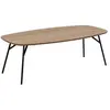 Image de Table basse allongée bois et métal HALDOR - Beige
