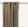 Image de Rideau effet bouclette isolant et occultant SOANA - 140 x 260 cm - Taupe