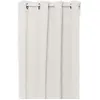 Image de Rideau effet bouclette isolant et occultant SOANA - 140 x 260 cm - Ivoire