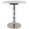 Image de Table d'appoint en aluminium chromé ORION - Argent