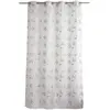 Image de Voilage brodé NATURA - 140 x 240 cm - Blanc et beige