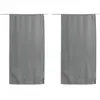 Image de Vitrage occultant REGLISSE - 60 x 120 cm - Gris clair