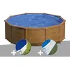 Image de Gré Pacific Ronde 4,80 x 1,22 m - Aspect Bois