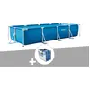 Image de Kit piscine tubulaire rectangulaire 3,00 x 2,00 x 0,75 m + Bâche à bulles - Intex