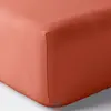 Image de Drap housse percale "Julian" avec bonnet 35 cm Coton Pur