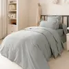 Image de Housse de couette percale de coton peigné "Julian" Coton Pur