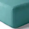 Image de Drap housse percale "Julian" avec bonnet 35 cm Coton Pur