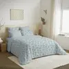 Image de Pack complet housse de couette réversible pour lit 160 x 200 cm Agathe céladon