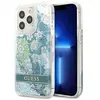 Image de Guess GUHCP13LLFLSN Coque rigide pour iPhone 13 Pro / 13 6,1'' Motif floral Vert/vert