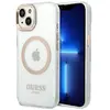 Image de Guess GUHMP14SHTRMD Coque Rigide pour iPhone 14 6,1`` Doré