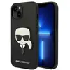 Image de Karl Lagerfeld Coque pour iPhone 14 Plus Saffiano Karl Head Patch Protection Antichoc Rigide Noir