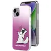 Image de Karl Lagerfeld Coque iPhone 14 Plus Choupette Eat - Rose