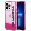 Image de KARL LAGERFELD KLHCP14LLCKVF Coque de Protection Rigide pour iPhone 14 Pro 6,1'' Rose/Rose