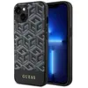 Image de Guess GCube Stripes MagSafe - Coque pour iPhone 14 (Noir)