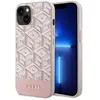 Image de Guess GUHMP14MHGCFSEP Coque rigide pour iPhone 14 Plus 6,7`` Rose à rayures