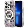 Image de Guess Flower MagSafe - Coque pour iPhone 14 Pro Max (Rose)