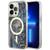 Image de Guess Coque Leopard MagSafe Apple iPhone 14 Pro - Bleu