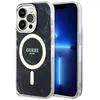Image de Guess Marble MagSafe - Coque pour iPhone 14 Pro (Noir)