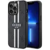 Image de Guess 4G Printed Stripes MagSafe - Coque pour iPhone 13 Pro (Noir)