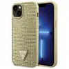 Image de Guess GUHCP14MHDGTPD Coque rigide pour iPhone 14 Plus 6,7`` Doré strass Triangle