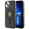 Image de Ferrari Translucide MagSafe - Coque pour iPhone 14 (Noir)