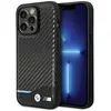 Image de Bmw Coque Leather Carbon Blue Line Apple iPhone 13 Pro Max - Bleu