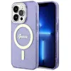 Image de Guess Glitter Gold MagSafe - Coque pour iPhone 14 Pro (Violet)