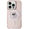 Image de Karl Lagerfeld Coque MagSafe pour iPhone 14 Pro Max Choupette Protection Rigide Rose