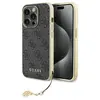 Image de GUESS GUHCP15LGF4GGR Coque pour iPhone 15 Pro 6,1`` Gris Coque Rigide 4G Collection Charms