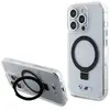 Image de BMW BMHMP15LURST Coque rigide transparente pour iPhone 15 Pro 6,1'' avec anneau support M Collection