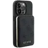 Image de Guess Pack Coque pour iPhone 13 Pro MagSafe Saffiano Motif 4G et Powerbank 5000mAh Noir