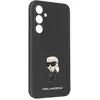 Image de Karl Lagerfeld Coque pour Samsung Galaxy S23 FE Design Ikonik Métal Silicone Rigide Noir
