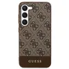 Image de Guess GUHCS24MG4GLBR Coque rigide pour S24+ S926 Marron 4G Stripe Collection