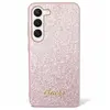 Image de Guess GUHCS24SHGGSHP Coque rigide pour S24 S921 Rose Paillettes Script