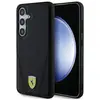 Image de CG Mobile Ferrari FEHMS24SP3BAK Coque rigide pour S24 S921 Noir Hot Stamp V Lines