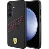 Image de Ferrari Coque pour Galaxy S24 au design perforé AntiChoc Noir