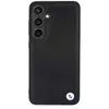 Image de BMW Coque pour Samsung Galaxy S24 en Cuir Compatible avec la Charge Sans Fil Noir