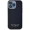 Image de Karl Lagerfeld Coque pour iPhone 15 Pro Max Hotel RSG Texturée Grainé Élégante Noir
