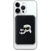 Image de Karl Lagerfeld Batterie Externe MagSafe 5000mAh avec Motif Karl et Choupette Heads Noir