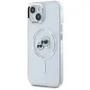Image de Karl Lagerfeld Coque pour iPhone 14 Imprimé IML K et CH Compatible MagSafe Transparent