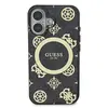 Image de Guess iPhone 16 Coque MagSafe Motif Pivoine - Noir