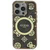 Image de GUESS Coque iPhone 16 Pro Max - Pivoine 4G MagSafe Marron