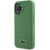 Image de Lacoste Coque MagSafe Iconic Petit Piqué pour iPhone 16 Plus Vert