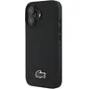 Image de Lacoste Coque MagSafe Iconic Petit Piqué pour iPhone 16 Plus Noir