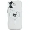 Image de Karl Lagerfeld Coque MagSafe pour iPhone 16 IML à Motif Choupette Transparent