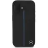 Image de Mercedes Coque pour iPhone 16 MagSafe Antichocs Motif Bande Verticale Noir