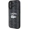 Image de Lacoste Coque MagSafe pour iPhone 16 Blend Monogram Noir