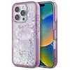 Image de Hello Kitty Liquid Glitter 50TH Anniversary Party - Coque pour iPhone 16 Pro (violet)